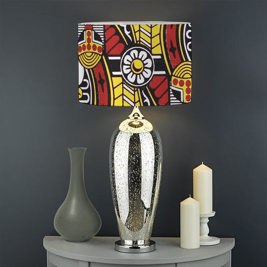 King Of Clubs Playing Card Print Drum Lamp Shade