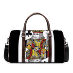 King Of Clubs Playing Card Print Duffle Bag