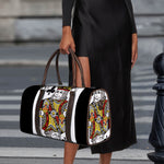 King Of Clubs Playing Card Print Duffle Bag