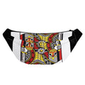 King Of Clubs Playing Card Print Fanny Pack
