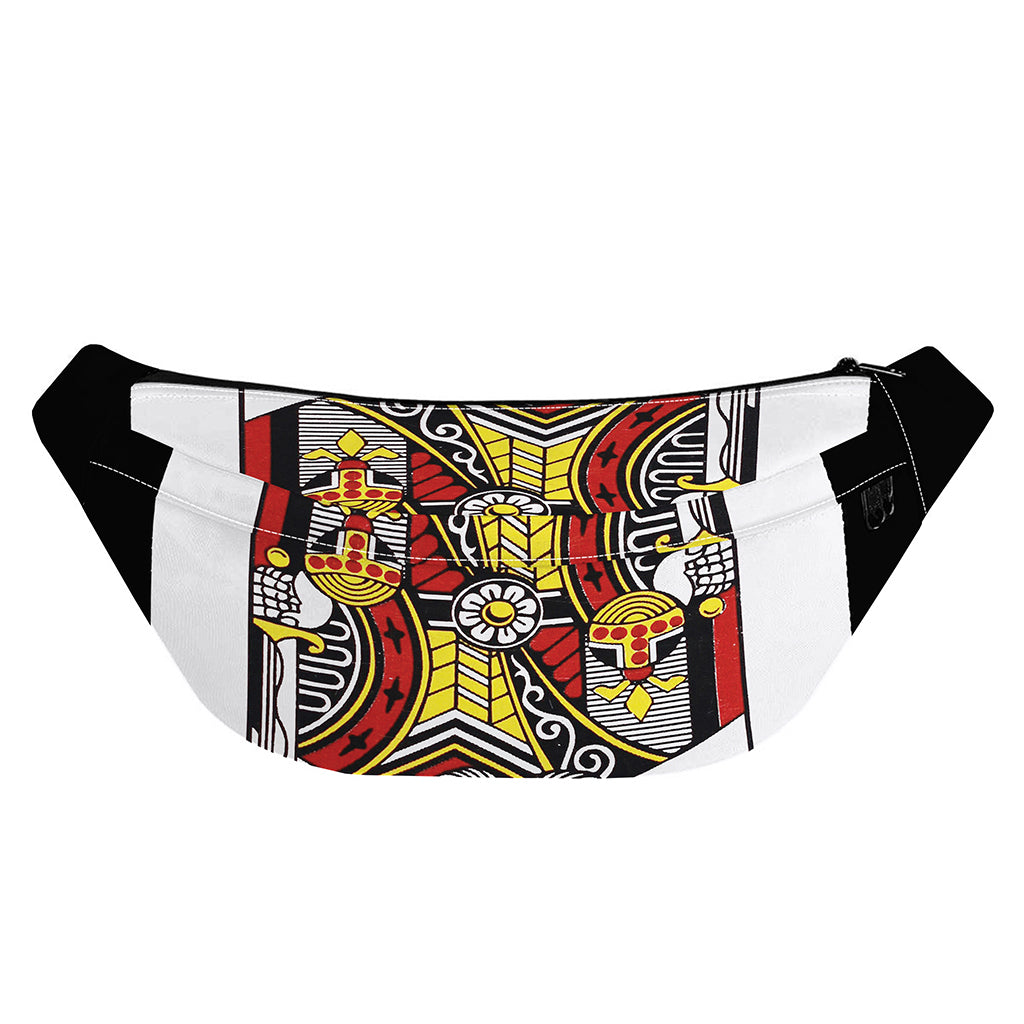 King Of Clubs Playing Card Print Fanny Pack