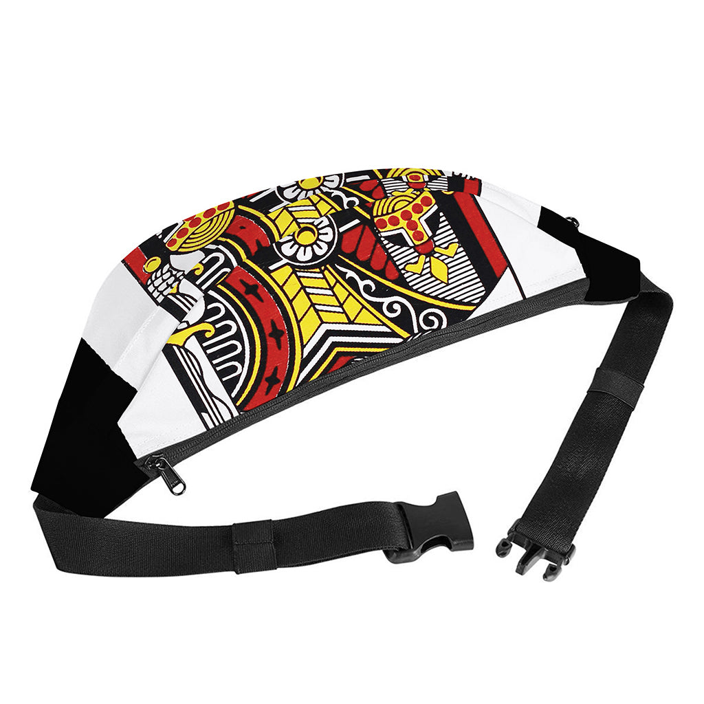 King Of Clubs Playing Card Print Fanny Pack