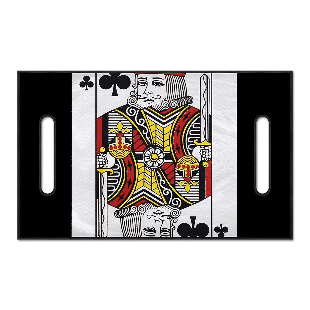 King Of Clubs Playing Card Print Golf Cart Seat Cover
