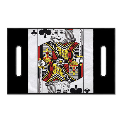 King Of Clubs Playing Card Print Golf Cart Seat Cover