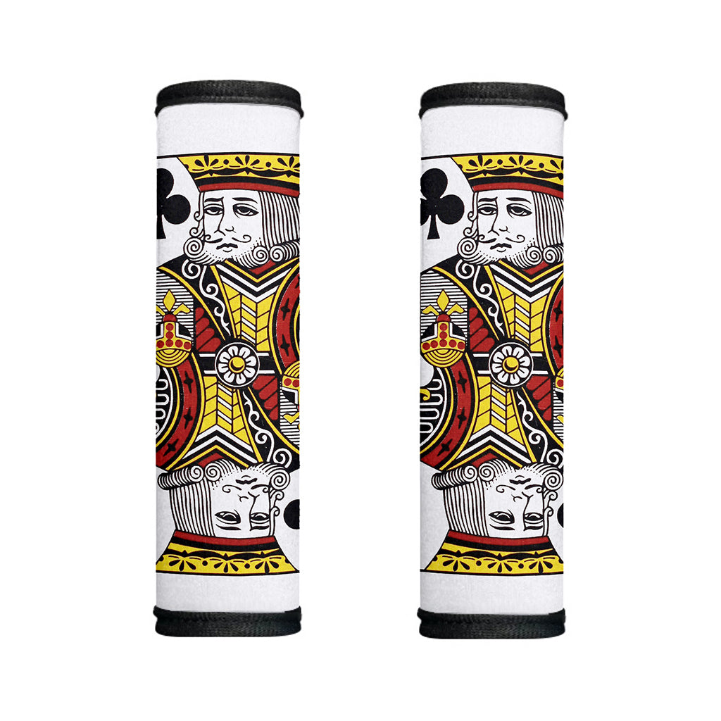 King Of Clubs Playing Card Print Handle Covers