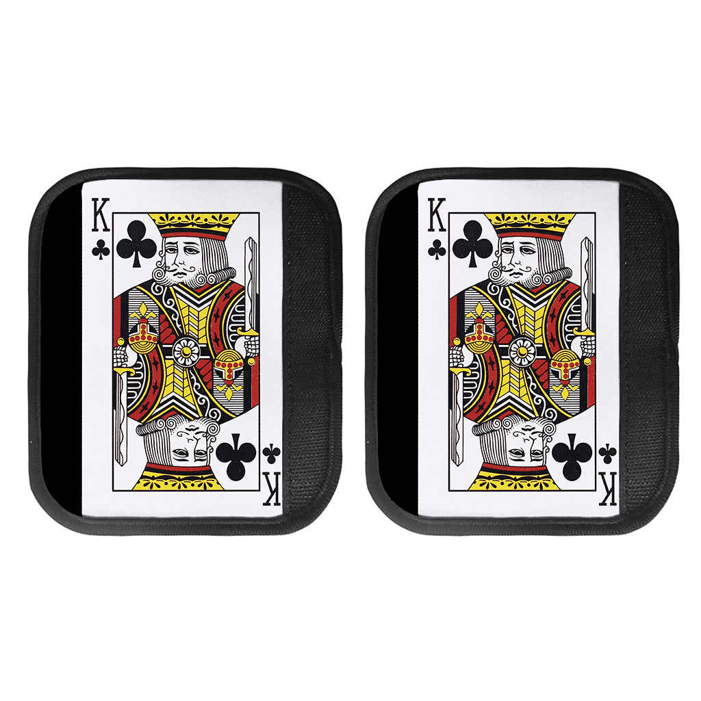 King Of Clubs Playing Card Print Handle Covers