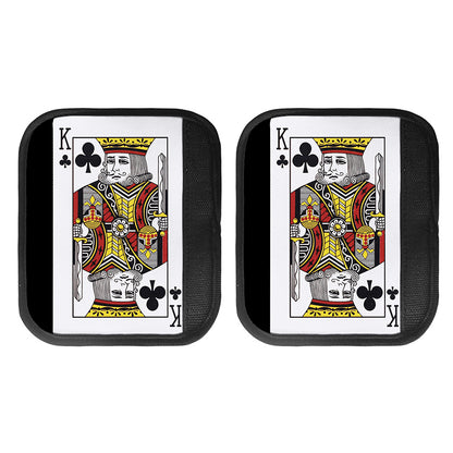 King Of Clubs Playing Card Print Handle Covers