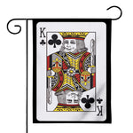 King Of Clubs Playing Card Print House Flag