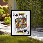 King Of Clubs Playing Card Print House Flag