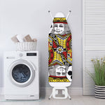 King Of Clubs Playing Card Print Ironing Board Cover
