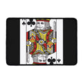 King Of Clubs Playing Card Print Kitchen Mat
