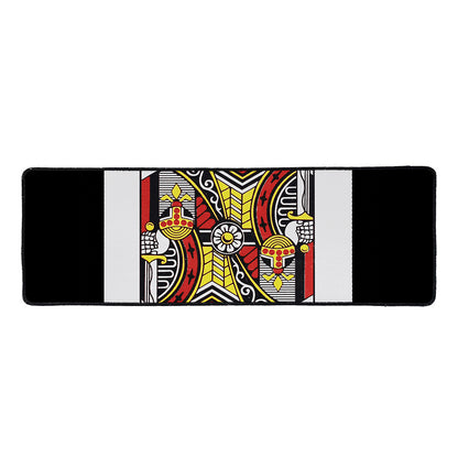 King Of Clubs Playing Card Print Long Kitchen Mat