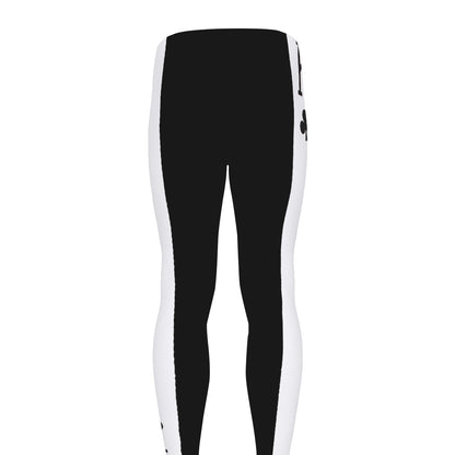 King Of Clubs Playing Card Print Men's leggings