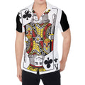 King Of Clubs Playing Card Print Men's Shirt