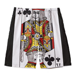King Of Clubs Playing Card Print Men's Swim Trunks