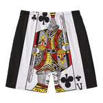 King Of Clubs Playing Card Print Men's Swim Trunks