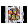 King Of Clubs Playing Card Print Placemat