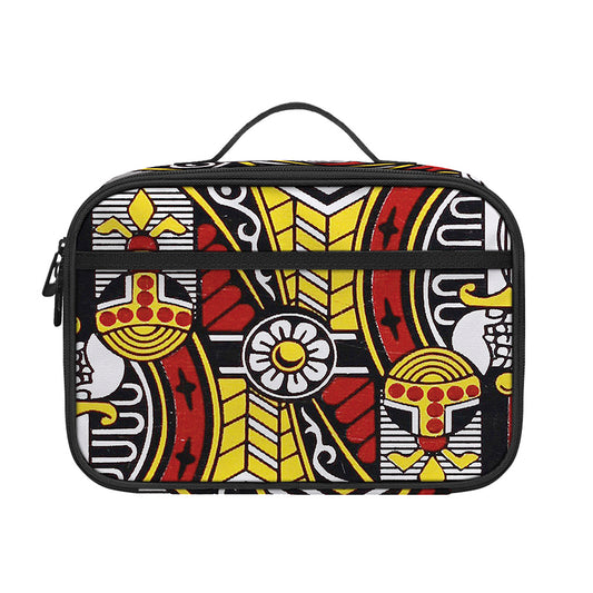 King Of Clubs Playing Card Print Portable Lunch Bag