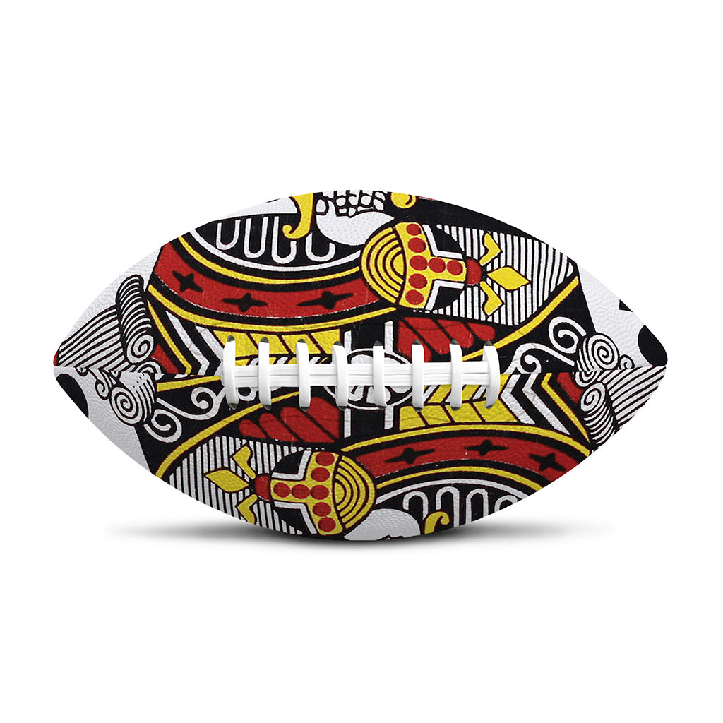 King Of Clubs Playing Card Print Rugby Ball