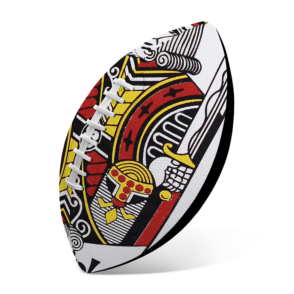 King Of Clubs Playing Card Print Rugby Ball