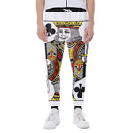 King Of Clubs Playing Card Print Scuba Joggers