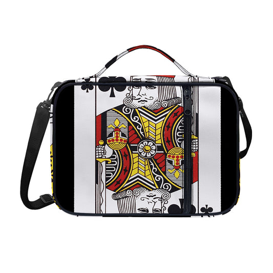 King Of Clubs Playing Card Print Shoulder Strap Bible Bag