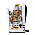 King Of Clubs Playing Card Print Single Oven Mitt