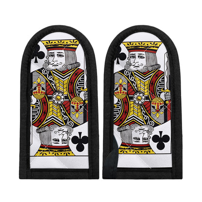 King Of Clubs Playing Card Print Skillet Handle Cover