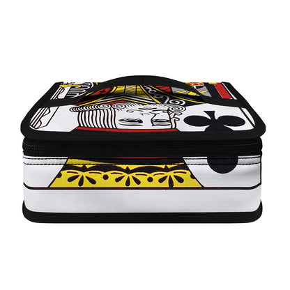 King Of Clubs Playing Card Print Small Lunch Bag