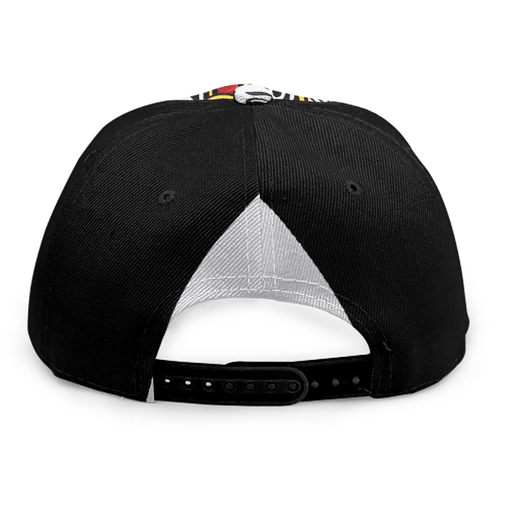 King Of Clubs Playing Card Print Snapback Cap