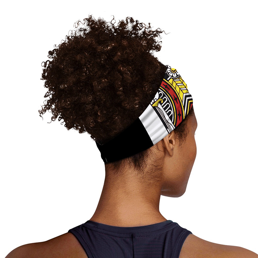 King Of Clubs Playing Card Print Sports Headband