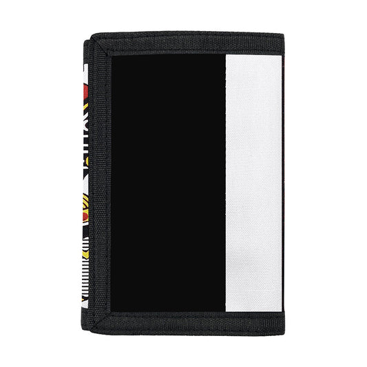 King Of Clubs Playing Card Print Trifold Wallet