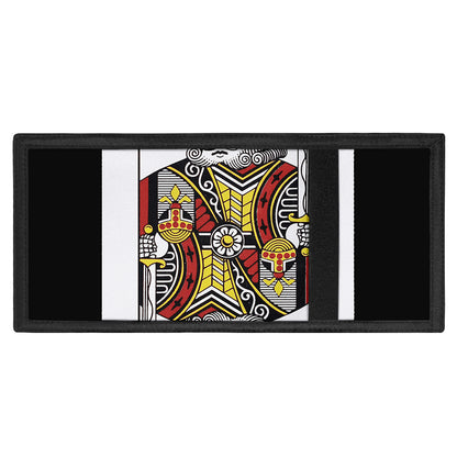 King Of Clubs Playing Card Print Trifold Wallet