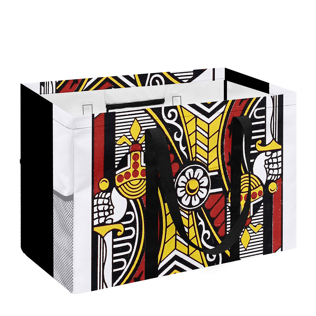 King Of Clubs Playing Card Print Utility Tote Bag