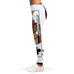 King Of Clubs Playing Card Print Women's Leggings