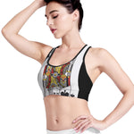 King Of Clubs Playing Card Print Women's Sports Bra