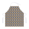 King Of Diamonds Pattern Print Adjustable Apron