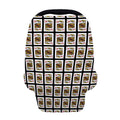 King Of Diamonds Pattern Print Baby Seat Cover