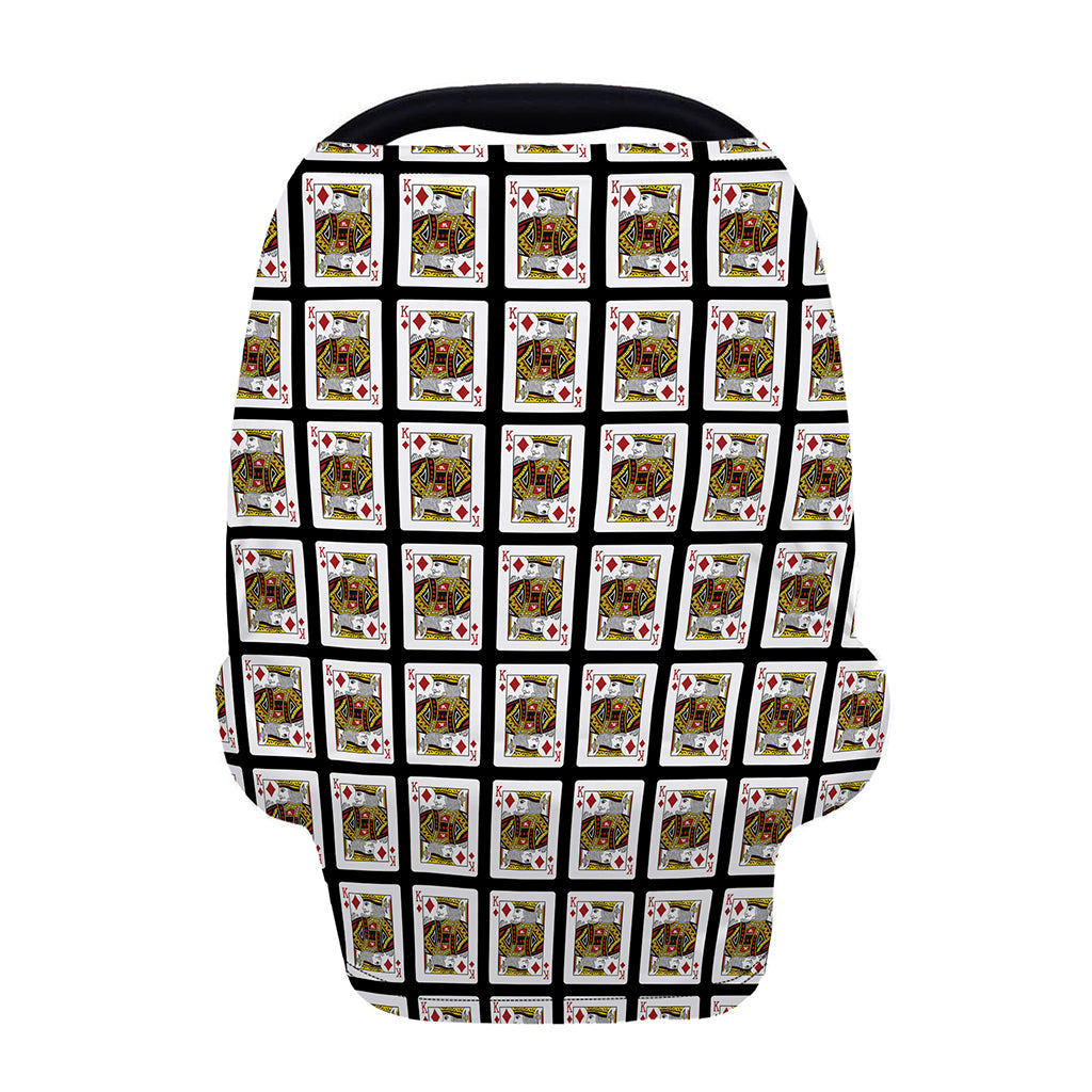 King Of Diamonds Pattern Print Baby Seat Cover