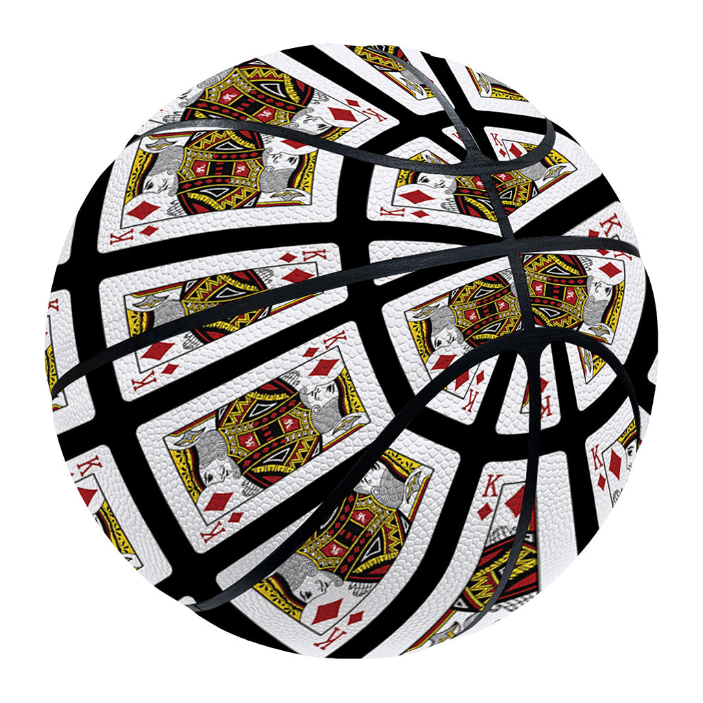 King Of Diamonds Pattern Print Basketball