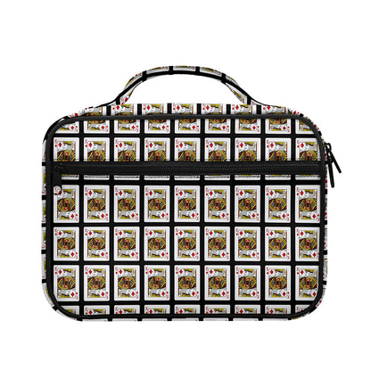 King Of Diamonds Pattern Print Briefcase Bible Bag