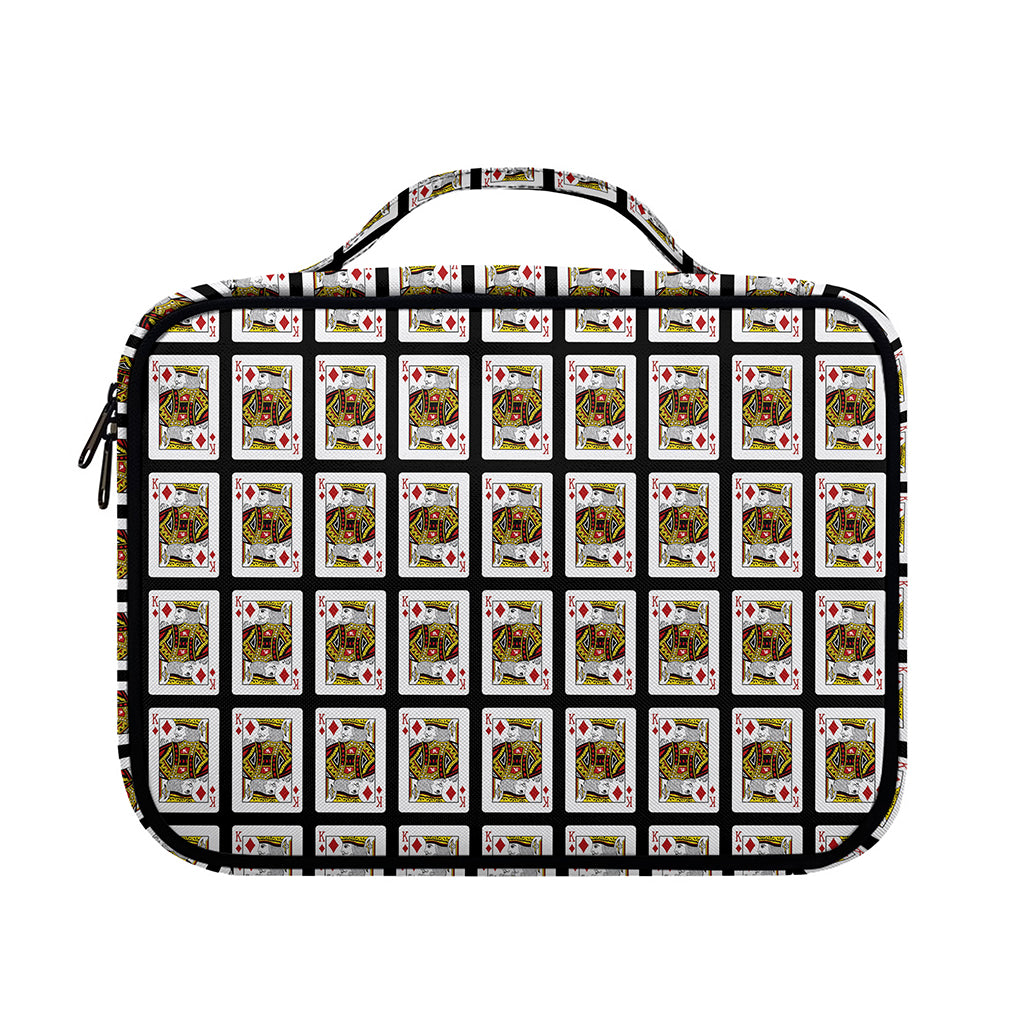 King Of Diamonds Pattern Print Briefcase Bible Bag