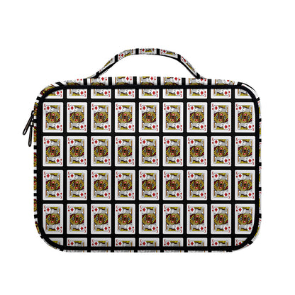 King Of Diamonds Pattern Print Briefcase Bible Bag