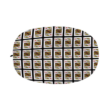 King Of Diamonds Pattern Print Car Side Mirror Covers
