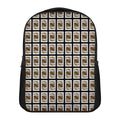 King Of Diamonds Pattern Print Casual Backpack