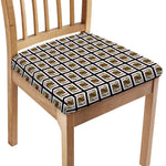 King Of Diamonds Pattern Print Chair Cushion Cover