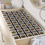King Of Diamonds Pattern Print Changing Pad Cover