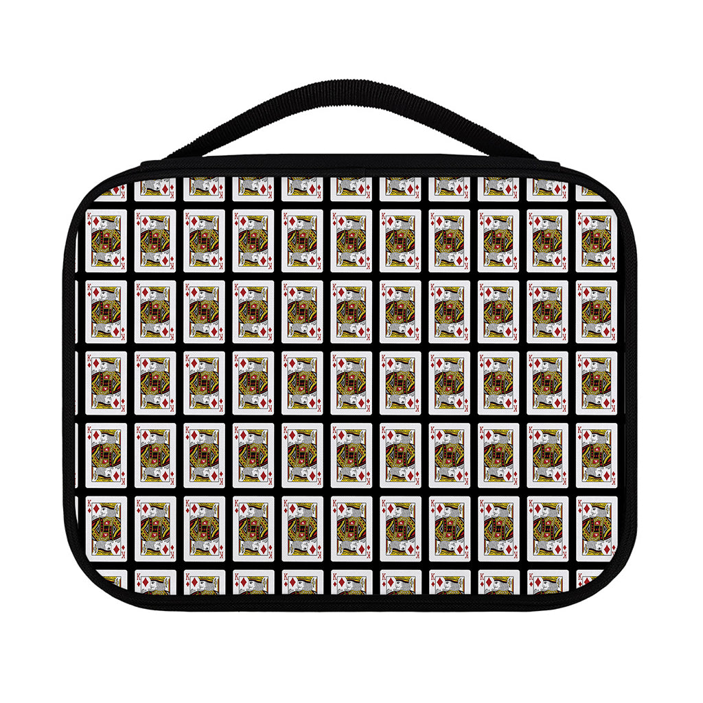 King Of Diamonds Pattern Print Classic Bible Case