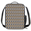 King Of Diamonds Pattern Print Crossbody Lunch Bag
