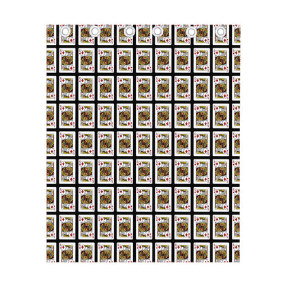 King Of Diamonds Pattern Print Curtain